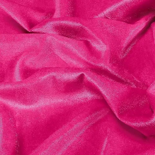 Hot Pink Velvet Drape