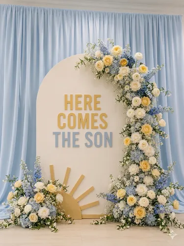 Here Comes the Son Baby Shower Decor