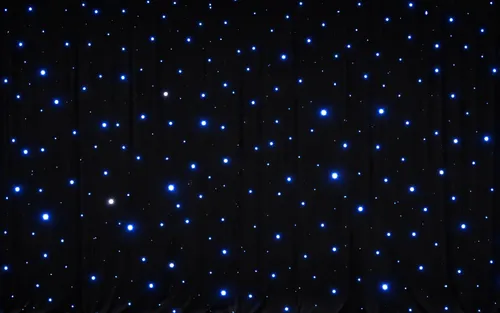 Black LED Fabric Backdrop