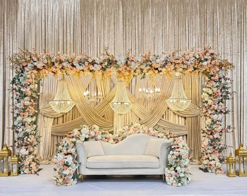 Drape & Floral Decor