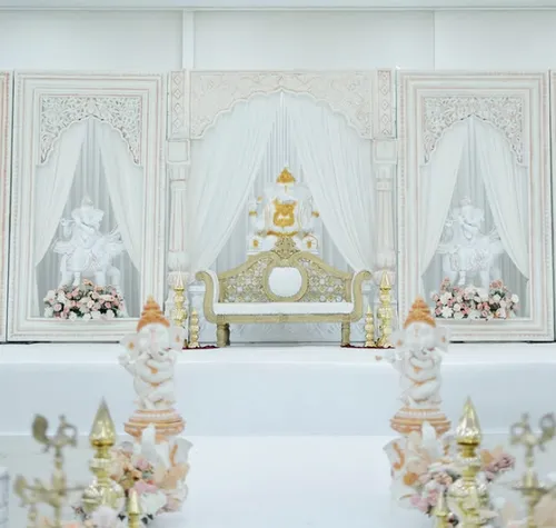 Traditional Hindu Wedding Stage Decor