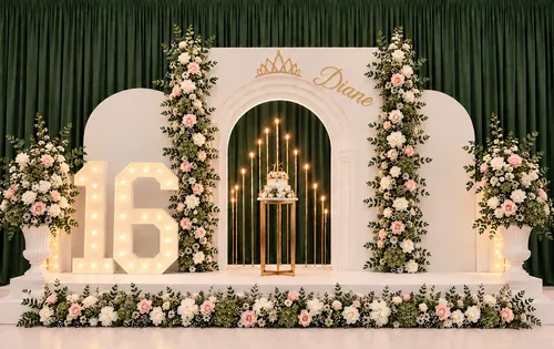 Royal Garden Arch Celebration Decor