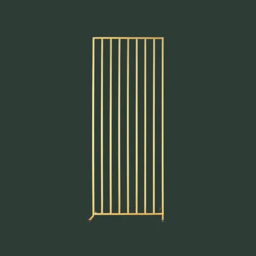 Gold Vertical Bar Backdrop Frame