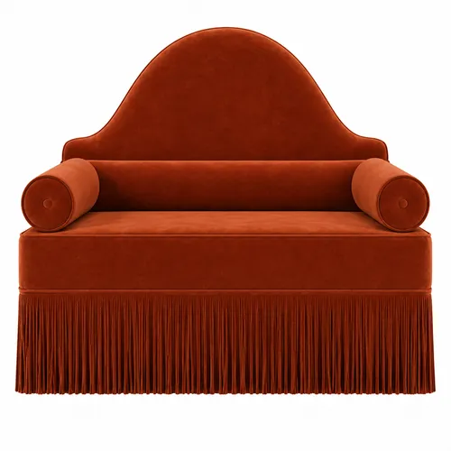 Francois Arm Chair Rust