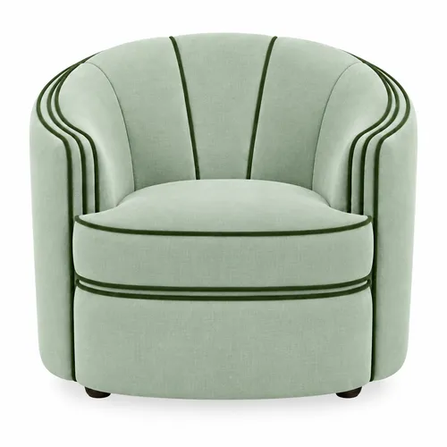 Park Avenue Chair Mint Green with Dark Green Trim