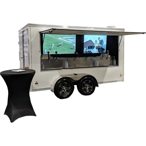 Draft Beer Trailer = 8 Faucet, 20 keg trailer rental in Kansas City