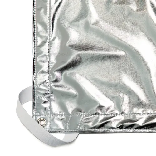 8x8' Silver Lame