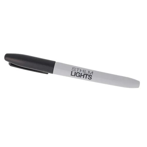 Merch: STHLM Lights - Sharpie Black