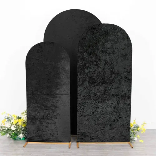 Velvet Arch Cover - Black