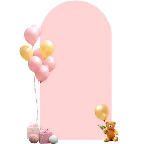 Arch Backdrop Cover - Pink 6'