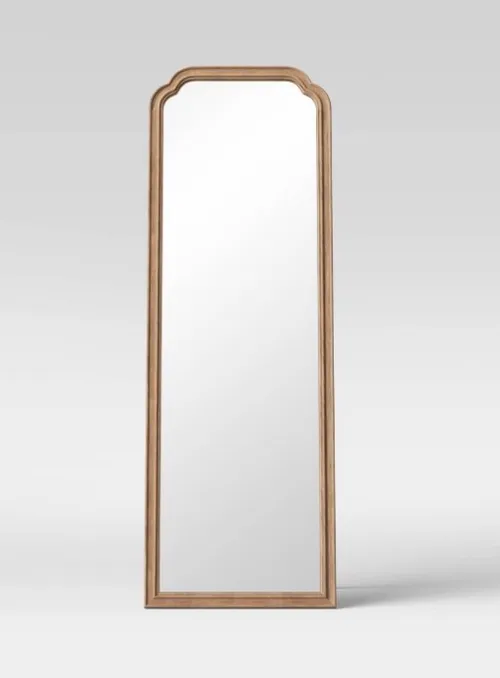 Wood Framed Floor Mirror