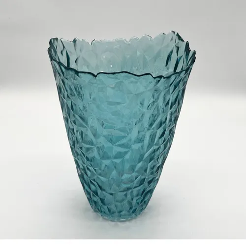 Aqua Glass Vase  