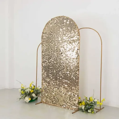 Sparkle Sequin Arch Cover - Champagne