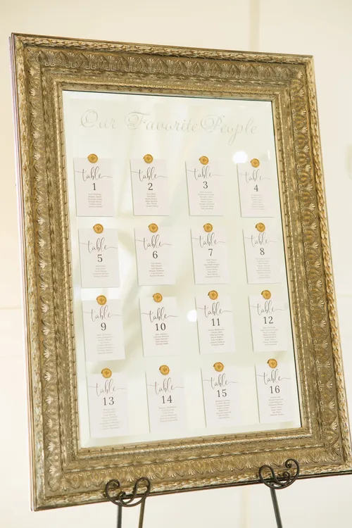Mirror Seating Chart