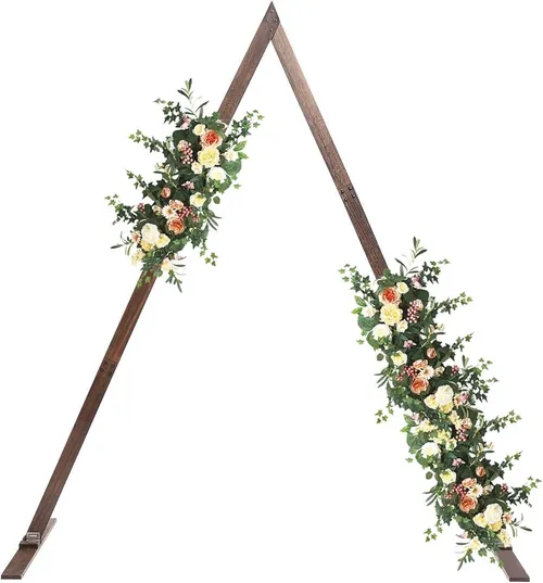 Triangle Wooden Wedding Arch 8.2FT