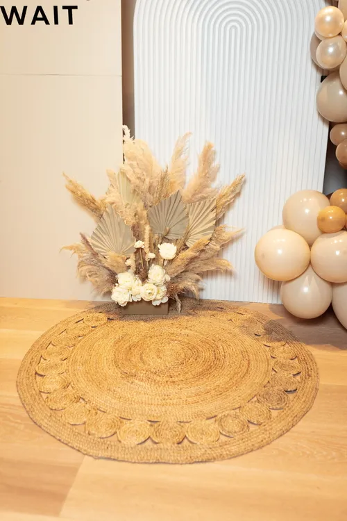 Small Round Jute Rug