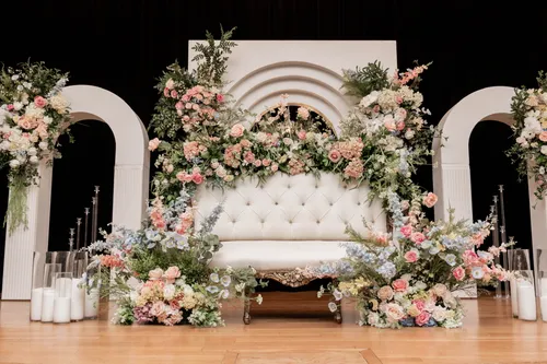 Victorian White Sofa