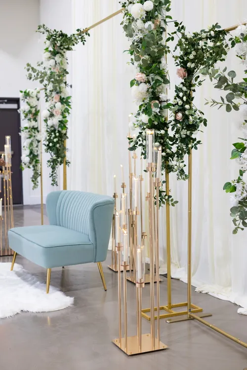 Mint Green Scallop Sofa