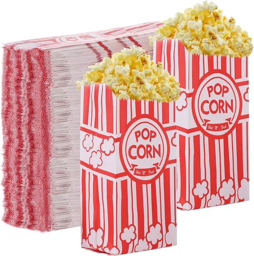 Paper Popcorn Bags (10 count)