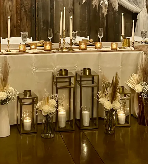 Champagne Gold Lanterns
