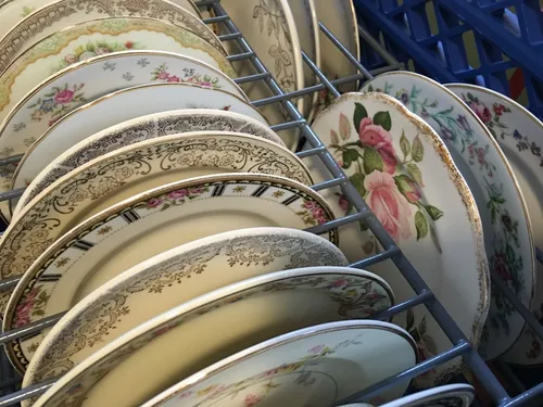 Mis-Matched Vintage China Saucers