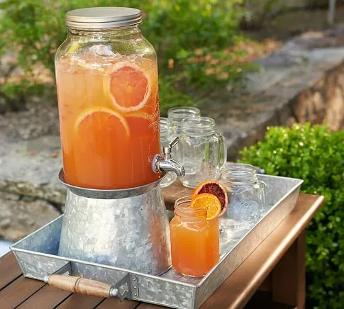 Glass Mason Jar Dispenser