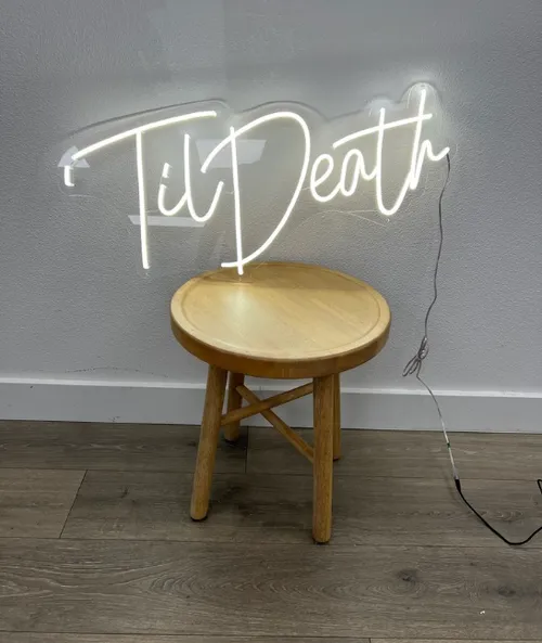 Neon Sign - Til Death