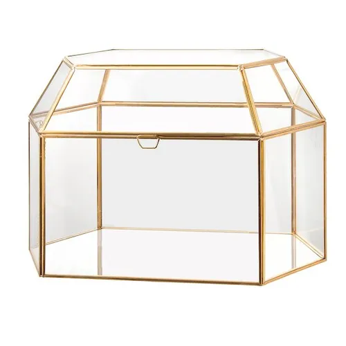 Gold and Glass Card Box