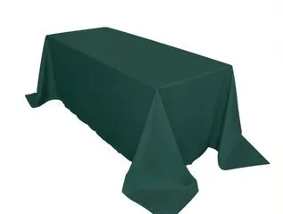 90x132 Emerald Green Rectangle Tablecloth