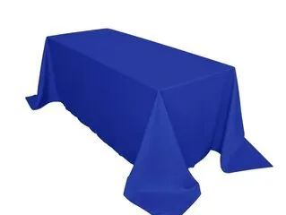 90x32 Royal Blue Rec Tablecloth