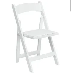 White Resin Folding Chairs
