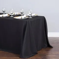 Black 90x132 Rec Tablecloth
