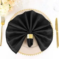 Black Napkin