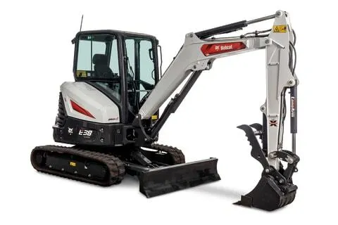 E38 Excavator W/ 16' Dump Trailer