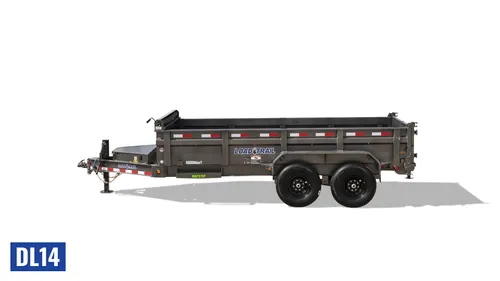 14' Dump Trailer Bumper Pull Weekend