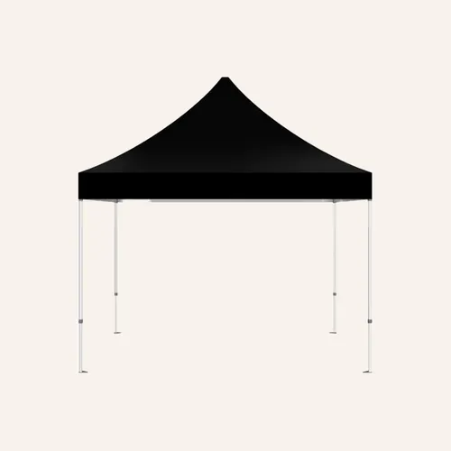 Faltpavillon 3x3m - schwarz