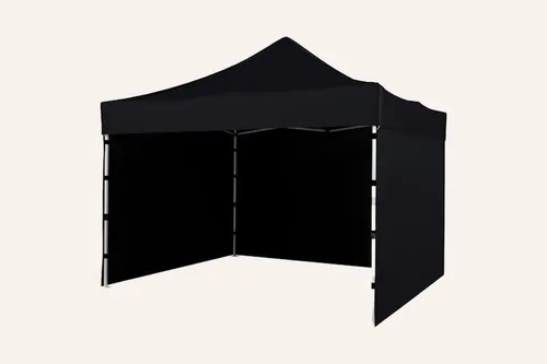 Seitenwand für Faltpavillon 3x3m - schwarz