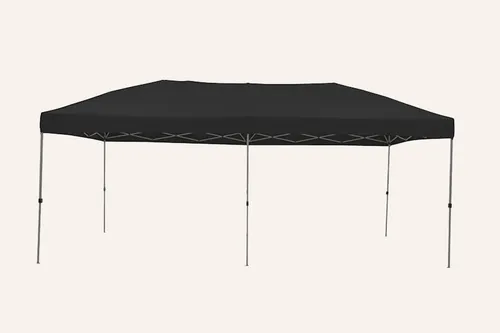 Faltpavillon 6x3m - schwarz