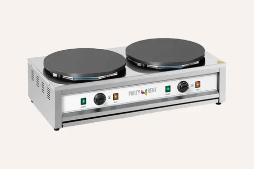 Crepesmaker - doppelt mit 2 Heizplatten