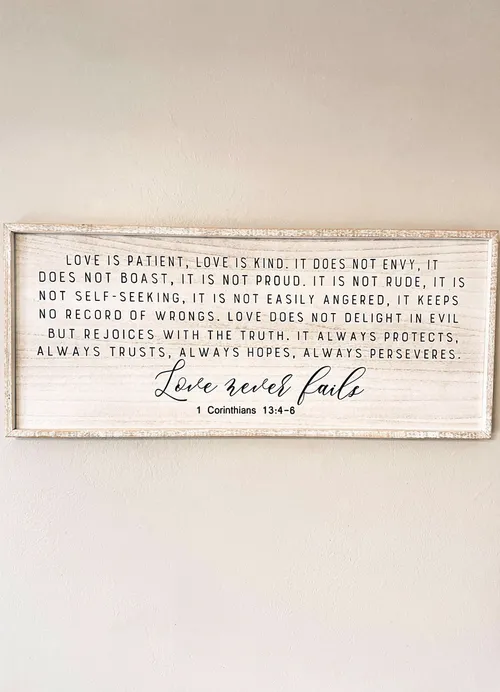 Sophisticated Christian Sign (40x15 in)