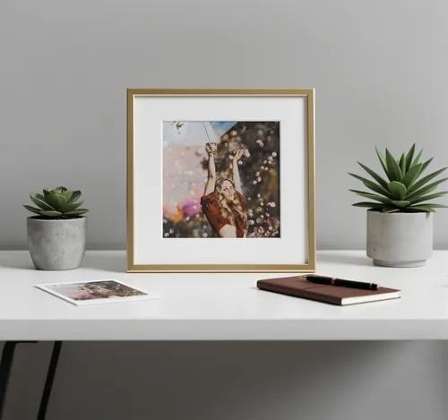 Vintage Small Golden Frames (5x5)