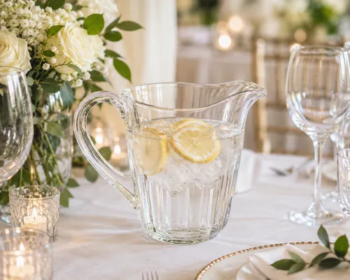 Rustic Clear Pitcher