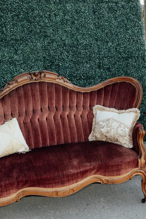 Vintage Velvet Couch