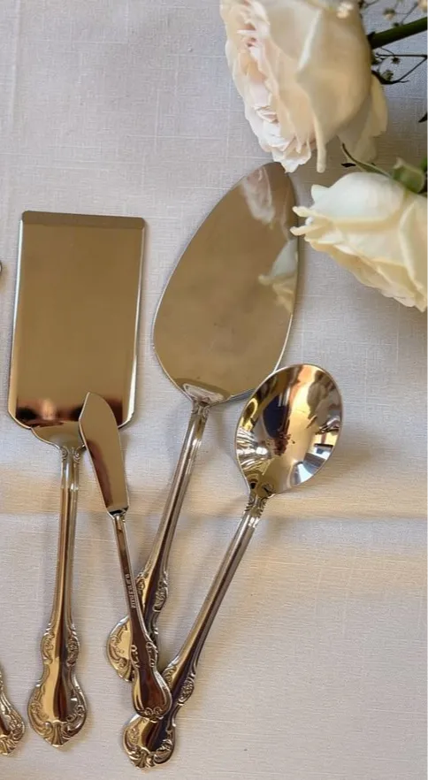 Refined Stainless Steel Serving Utensils