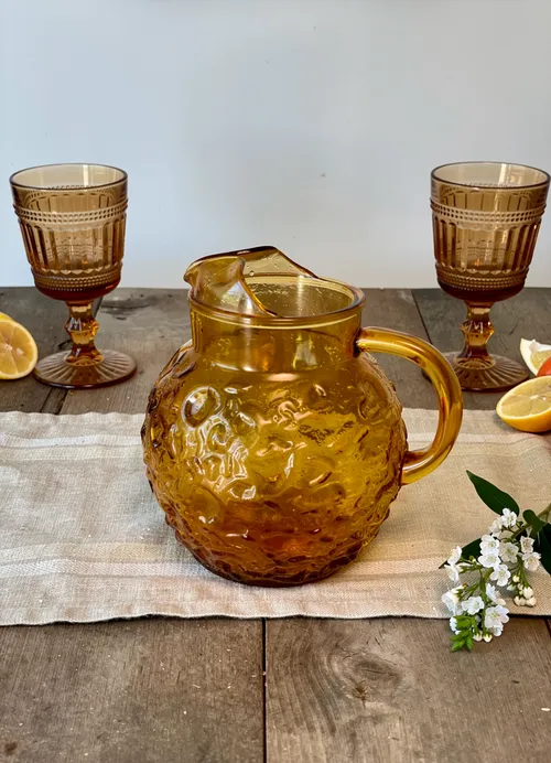 Elegant Brown Pitcher