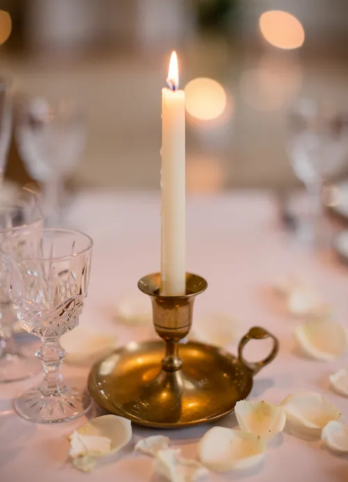 Curated Gold Candle Holder (3 in tall)