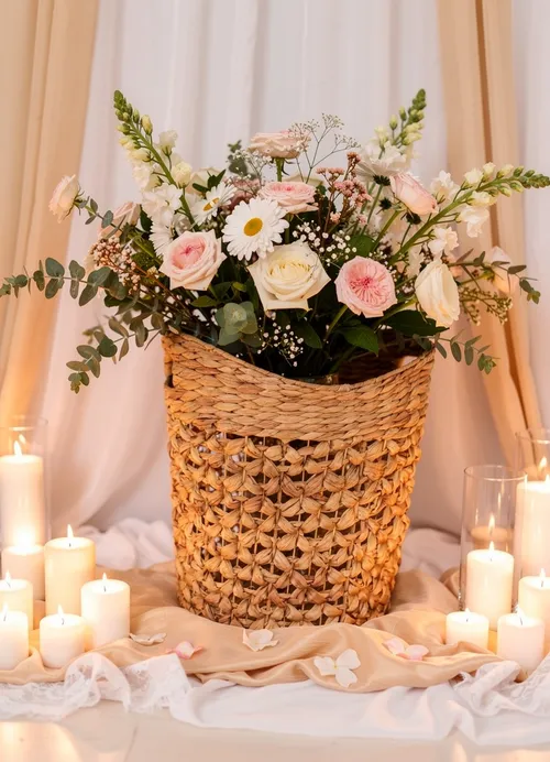 Woven Tall Basket