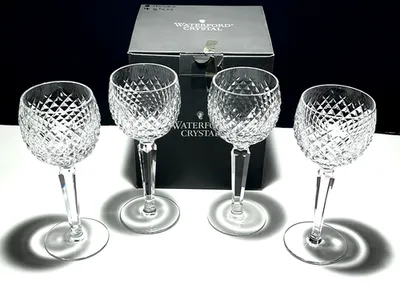 Mismatched Crystal Wine Glass Collection 