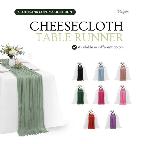Cheesecloth Table Runners