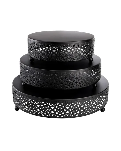 Cake Stands Black 8